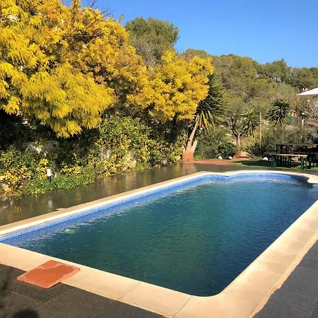 Willa Casa Bella Vista En Montana Con Vistas Al Mar Y Piscina Privada Cunit Zewnętrze zdjęcie