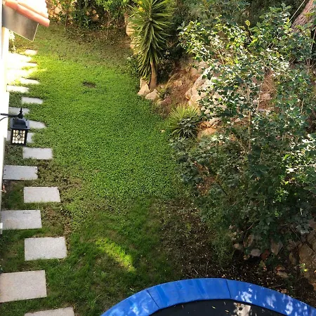 Willa Casa Bella Vista En Montana Con Vistas Al Mar Y Piscina Privada Cunit Zewnętrze zdjęcie